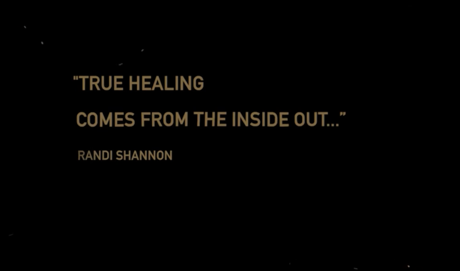 Randi Shannon quote: “True healing comes from the inside out” — from her Legacy Makers feature on Inside Success TV