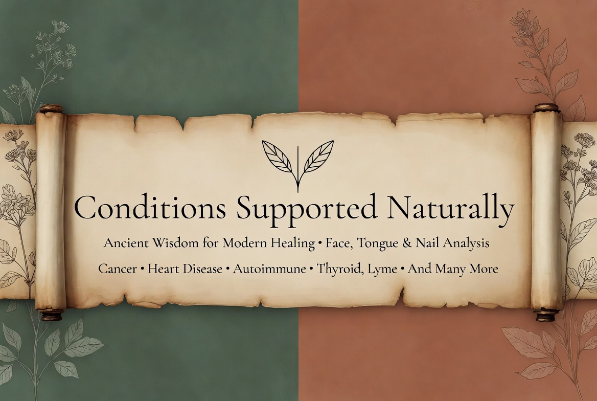 Conditions Supported Naturally — Face, Tongue & Nail Analysis for natural, root-cause healing with Randi Shannon, N.D.